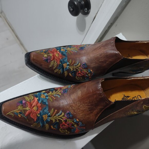 Old Gringo - floral embroidered ankle booties - NWOT - size 8 (but fits 8.5) - Picture 3 of 9